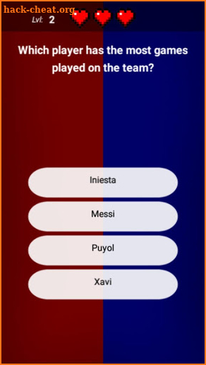 Barça Quiz screenshot