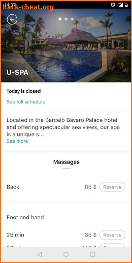 Barceló Hotel Group screenshot