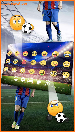 Barcelona Football Keyboard screenshot