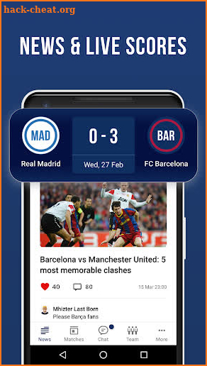 Barcelona Live — Not official app for FC Barca Fan screenshot