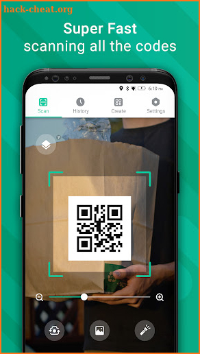 Barcode & QR code scanner screenshot