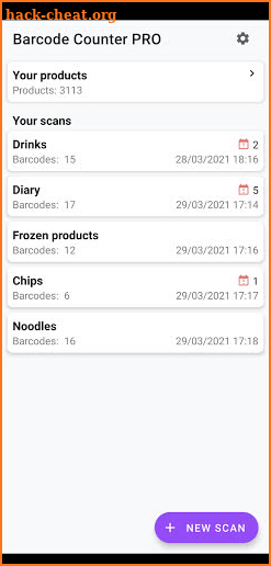 Barcode Counter Pro - Fast barcode scanner screenshot