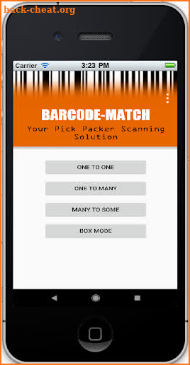 BARCODE MATCH PRO screenshot