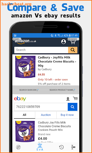 Barcode Price Checker Scanner for eBay+Amazon Pro screenshot