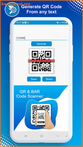 Barcode-QR code Generator & scanner screenshot