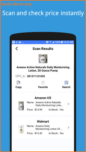 Barcode QR code Scan Free - Price Check screenshot