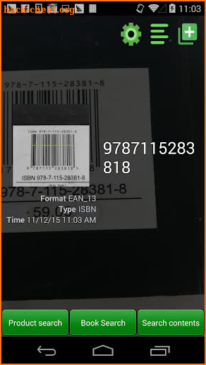 Barcode Scanner Pro screenshot