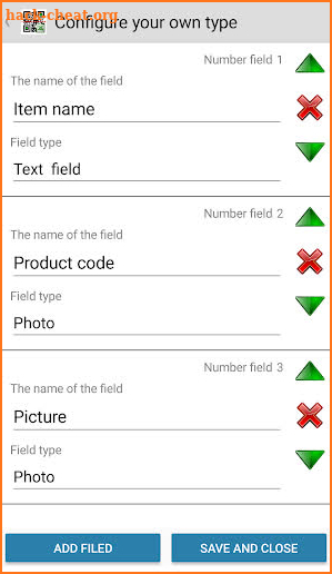 Barcodes, Photos,GPS data to Excel LoMag Inventory screenshot