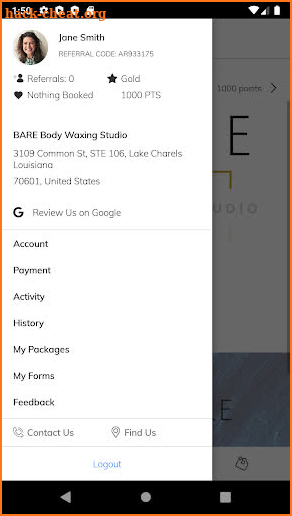 BARE Body Waxing Studio screenshot