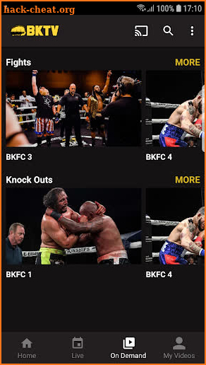 Bare Knuckle TV screenshot