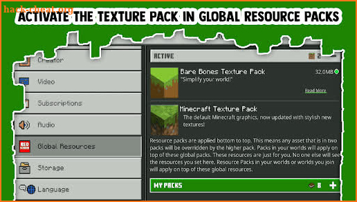 Barebones Texture Mod MCPE screenshot
