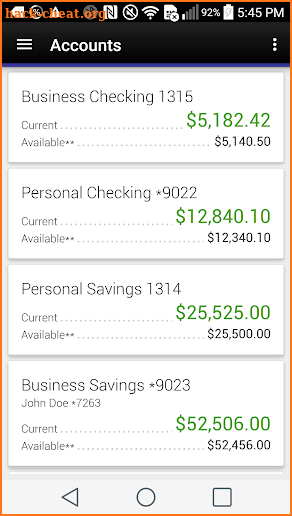 Barksdale Federal Credit Union screenshot