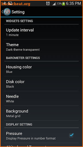 Barometer Plus screenshot