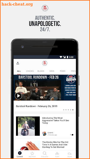 Barstool Sports screenshot