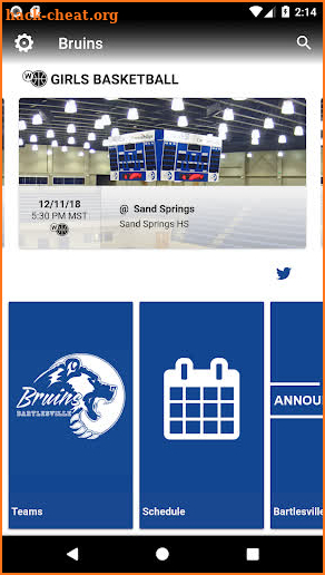 Bartlesville Bruins Athletics screenshot