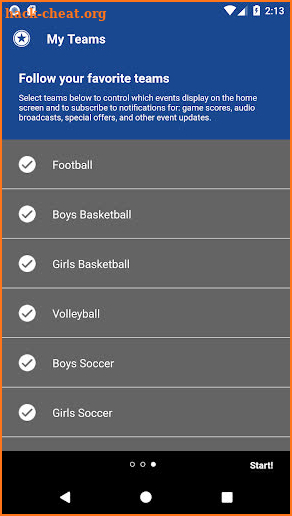 Bartlesville Bruins Athletics screenshot