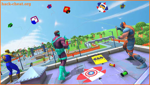 Basant Festival Battle:Superhero Kite Flying Games screenshot