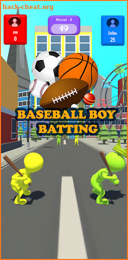 Baseball-Boy Batting Game screenshot