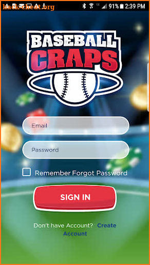 Baseball Craps screenshot