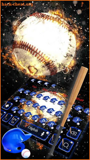 Baseball Keyboard Theme screenshot