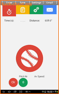 Baseball Pitch Speed Pro screenshot