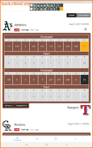 Baseball Predict‪s screenshot