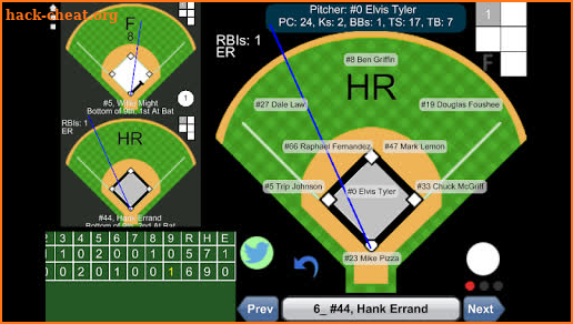 Baseball ScoreBook screenshot