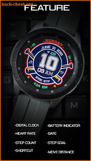 Baseball Watchface screenshot