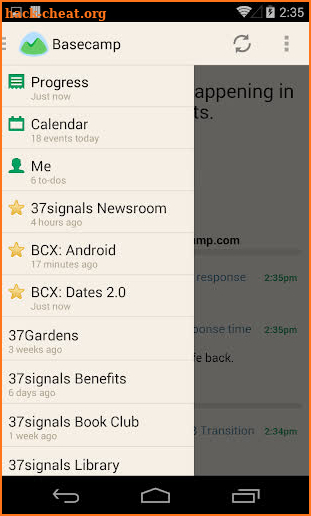 Basecamp 2 screenshot