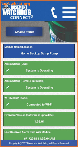 Basement Watchdog CONNECT® – Watching out for you! screenshot