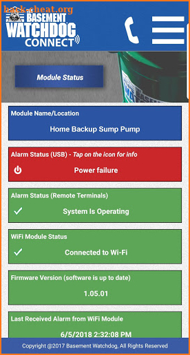 Basement Watchdog CONNECT® – Watching out for you! screenshot