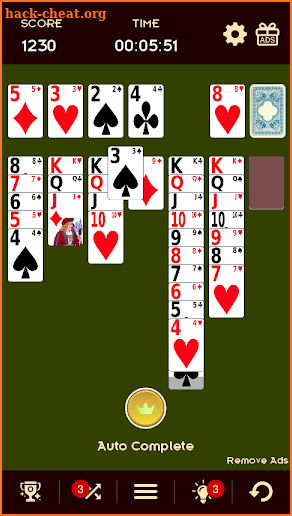 Basic Solitaire screenshot