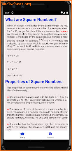 Basic Square Learning screenshot