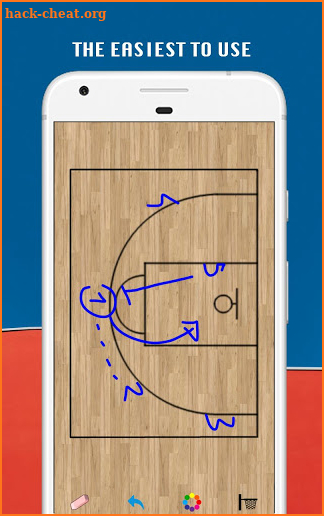 Basket coach board screenshot