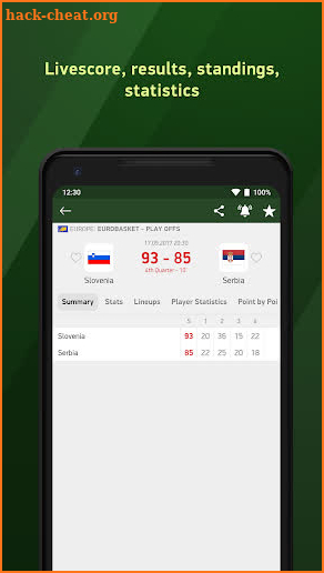 Basketball 24 - live scores screenshot