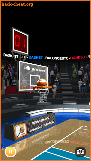 Basketball 3D Shooting Contest, real free shootout screenshot