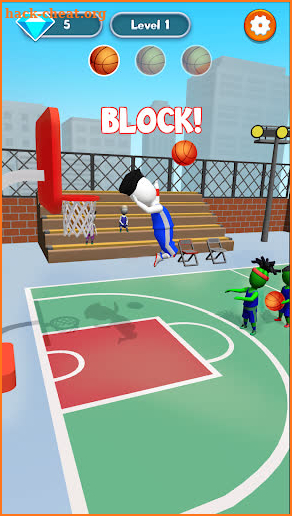 Basketball Block - sports game screenshot