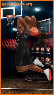 Basketball Dunk 3D Theme screenshot