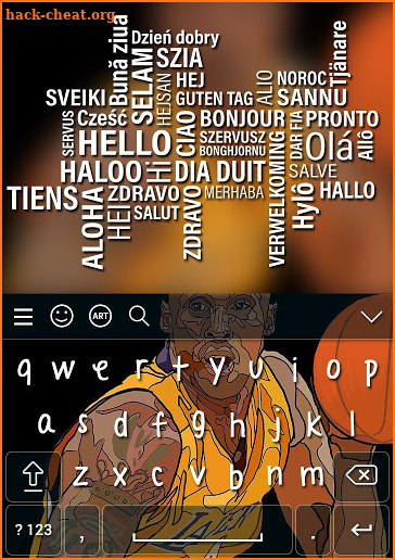 Basketball Keyboard For Kobe Bryant screenshot