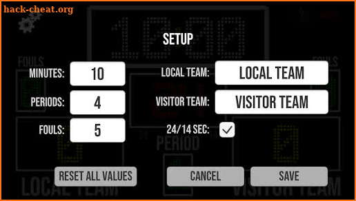 Basketball Scoreboard screenshot