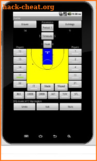 Basketball Scorebook & Charts screenshot