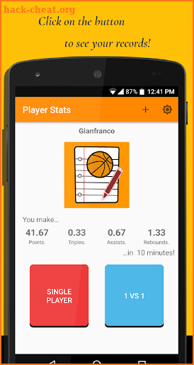 Basketball Statistics: Players screenshot