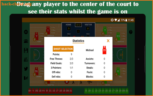 Basketball Stats Assistant Pro screenshot