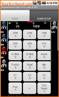 Basketball Stats Pro screenshot