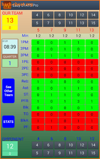 Basketball Stats PRO screenshot