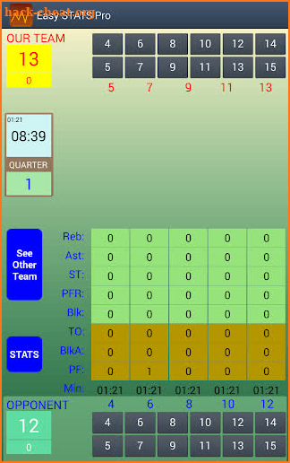 Basketball Stats PRO screenshot