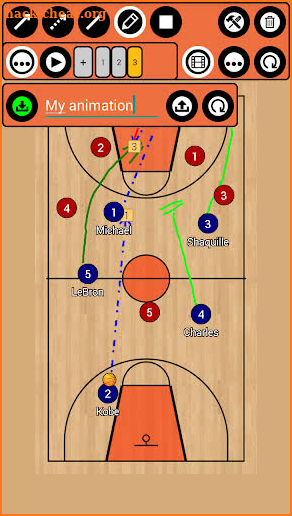 Basketball Tactic Board screenshot