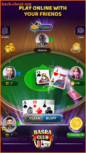 Basra Club - Online & Partnership Bluffing Cassino screenshot