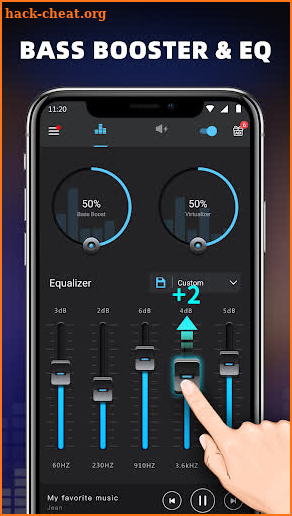 Bass Booster & Equalizer PRO screenshot