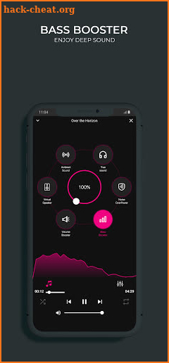 BASS BOOSTER, HEADPHONE BOOSTER, NOISE REDUCER, EQ screenshot